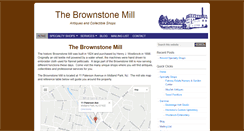 Desktop Screenshot of brownstonemill.com